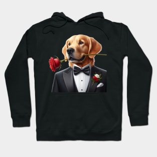 Golden Retriever Gentlemen Hoodie